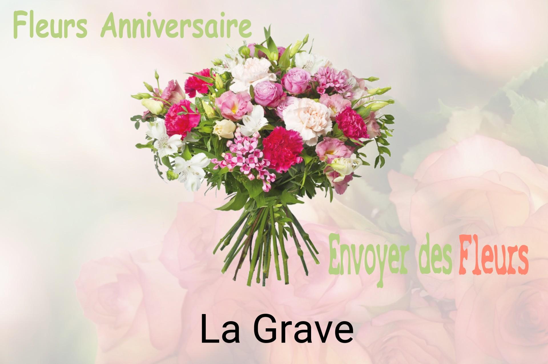 Bouquet de fleurs d’anniversaire livré à La Grave