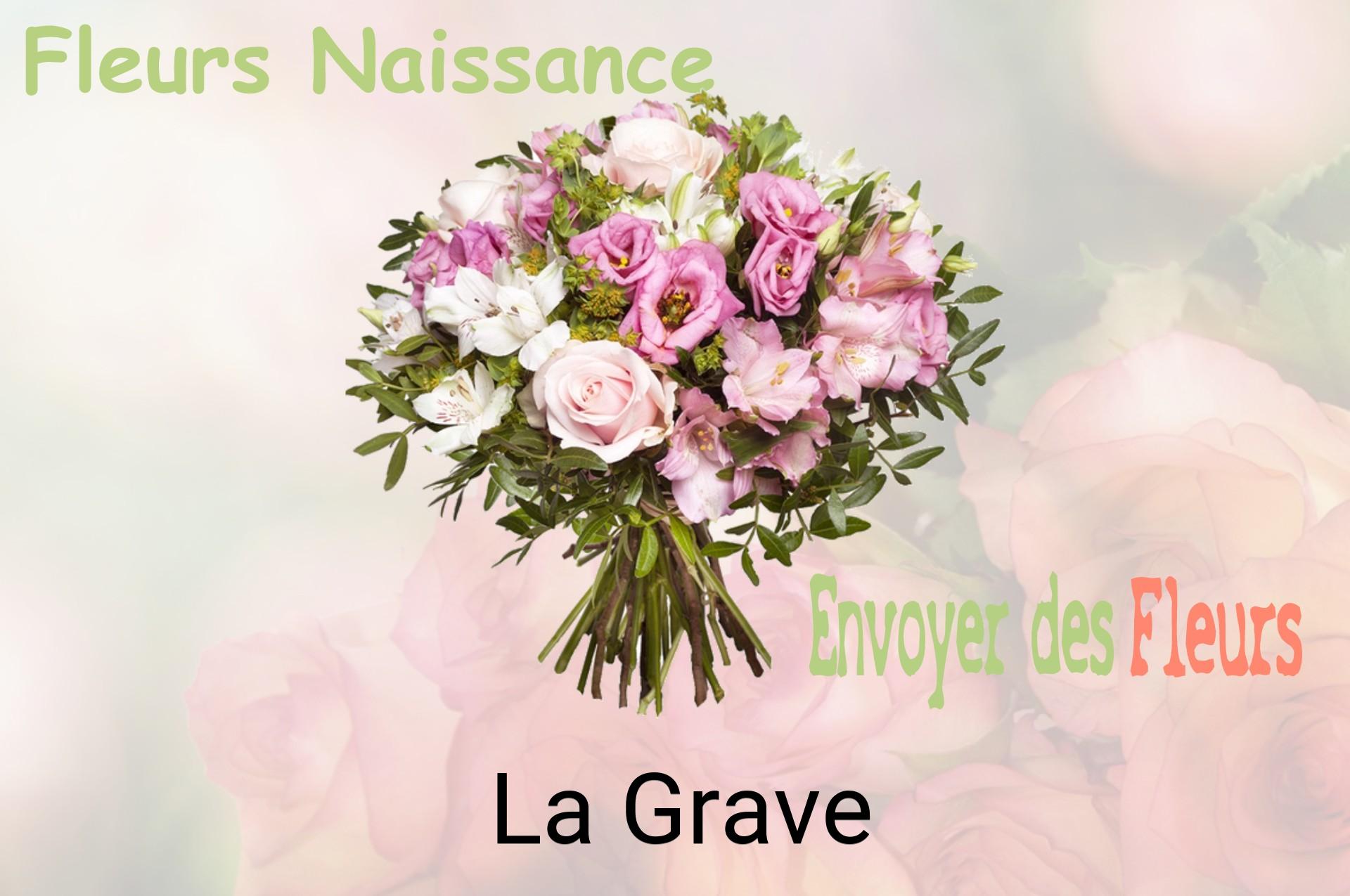 Bouquet de fleurs de naissance livré à La Grave